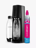 SodaStream Terra Wassersprudler mit 2 x 1-Liter-Flaschen und 60-Liter-CO₂-Zylinder