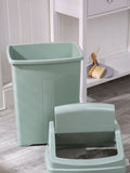 Wham Green Casa 50L Plastic Swing Bin