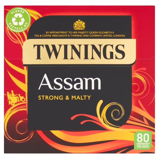 Twinings Assam Tea   80 per pack GOODS M&S   