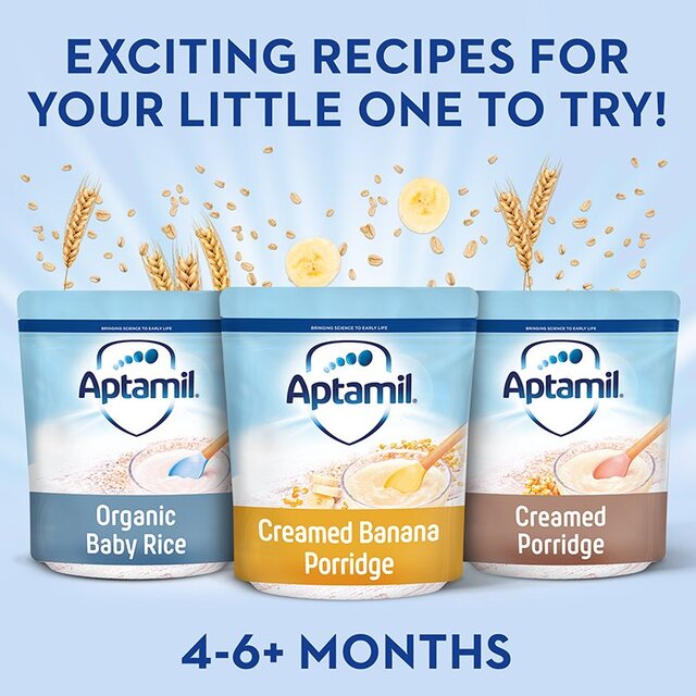 Aptamil Organic Baby Rice Cereal 4 mths+   100g - McGrocer