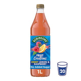 Robinsons Fruit Creations Lemon and Raspberry   1L - McGrocer