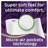 Cushelle Quilted Tubeless Toilet Roll 50% More Sheets   6 per pack - McGrocer