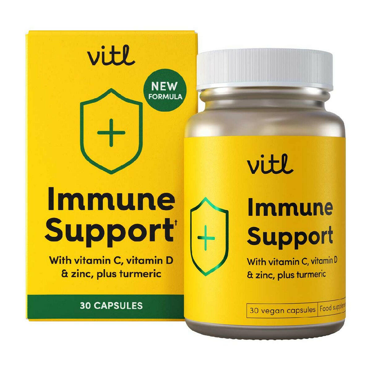 Vitl Immune Support Capsules 30s General Health & Remedies Boots   