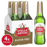 Stella Artois Glutenfreies Premium-Lagerbier, 4 x 330 ml Flaschen