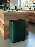 Brabantia Pine Green Bo Touch Doppel-30L-Mülleimer 