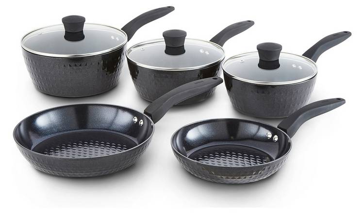 Tower Diamo 5pc Pan Set GOODS Argos