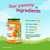 Cow  Gate Pumpkin Chicken  Rice Baby Food Meal Jar 8 Months