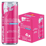 Red Bull Energy Drink Sugar Free Summer Edition White Peach