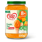 Cow  Gate Pumpkin Chicken  Rice Baby Food Meal Jar 8 Months