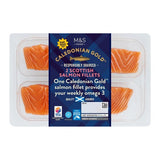 MS Scottish 2 Salmon Fillets Skin On