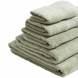 MS Ultimate Super Soft Pure Cotton Face Towels Sage Green