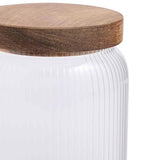 MS Medium Ribbed Glass Storage Jar