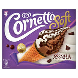 Cornetto Soft Cookie  Chocolate Ice Cream Cones