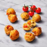 Crosta Mollica Tomato  Olive Pizzelle Dough Bites
