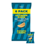 MS Salt  Double Vinegar Extreme Ridge Cut Crisps Multipack