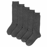 MS Girls Knee High Socks Size 4-7 Grey