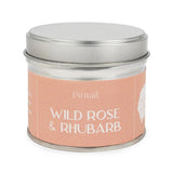 Pintail Candles Wild Rose  Rhubarb Classic Tin Candle