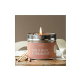Pintail Candles Wild Rose  Rhubarb Classic Tin Candle