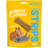 Edgard  Cooper Fresh Dog Treats Strips Adult Grain Free Turkey  Chicken