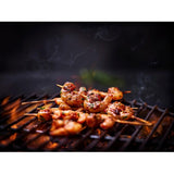 MS Grill 4 King Prawn Skewers with Nduja Marinade