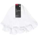 MS Sumptuously Soft Trainer Liners Sizes 3-5 White