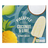 MS 6 Pineapple Coconut  Lime Ice Lollies