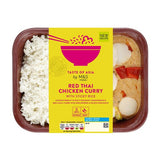 MS Red Thai Style Chicken Curry  Rice - Taste of Asia