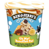 Ben  Jerrys Sundae Oh My Banoffee Pie Ice Cream Tub