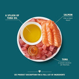 Lilys Kitchen Shredded Fillets Tuna  Salmon in Broth Wet Food for Cats