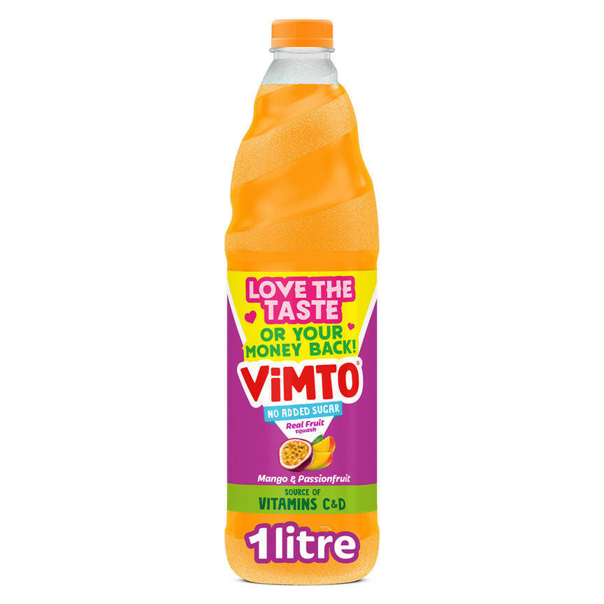 Vimto Real Fruit Squash Mango & Passionfruit GOODS ASDA   