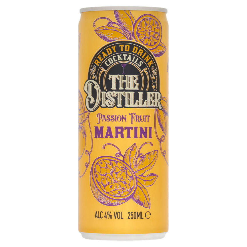 The Distiller Passion Fruit Martini 250ml GOODS ASDA   