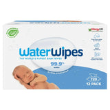 WaterWipes Baby Wipes Sensitive Newborn Plastic Free Wipes 720 Wipes    12 x 60 per pack GOODS M&S   