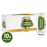 Stella Artois Unfiltered 10 Cans GOODS ASDA   