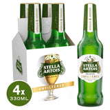 Stella Artois Unfiltered Lager Bottle   4 x 330ml GOODS M&S   