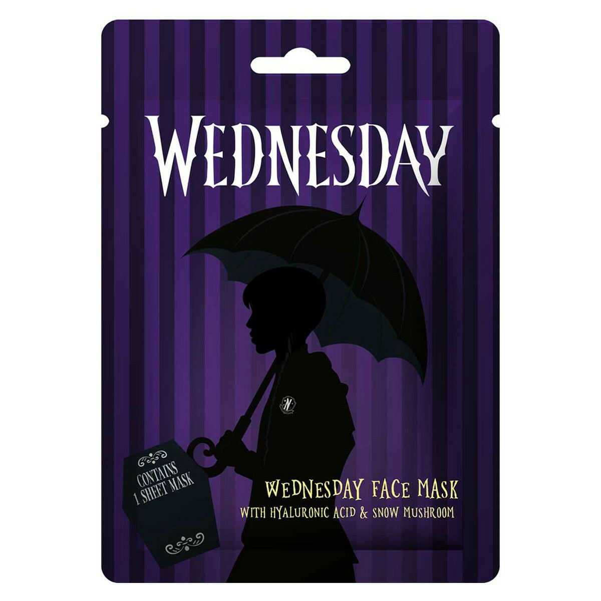 Wednesday Sheet Face Mask with Hyaluronic Acid & Snow Mushroom GOODS Boots   