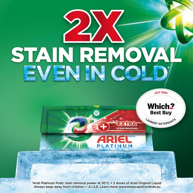 Ariel Platinum Stain Removal All-in-1 Pods Washing Capsules 44 Washes   44 per pack - McGrocer