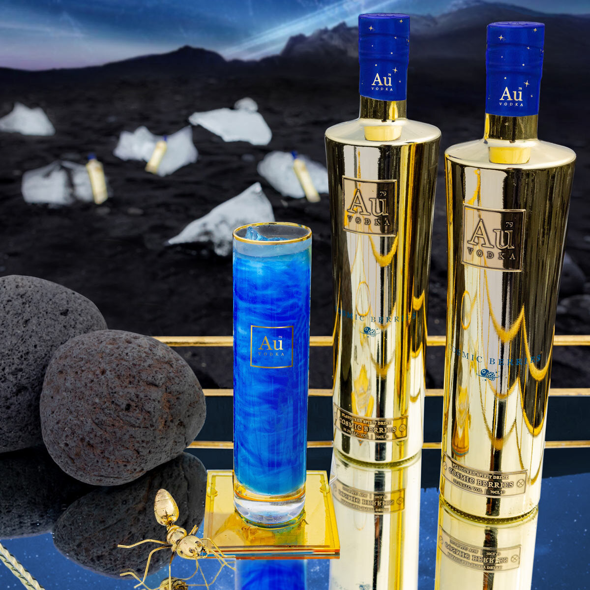 AU Vodka Cosmic Berries, 70cl - McGrocer