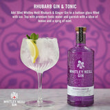 Whitley Neill Rhubarb & Ginger Gin   70cl GOODS M&S   