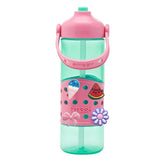 Smash Pink  Turquoise Charm Bottle