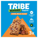 Tribe Wildfarmed Toffee Pecan Raisin Flapjack Bars 3 x 50g