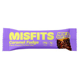 Misfits Proteinriegel mit Karamell-Fudge-Geschmack, pflanzlich, 50 g