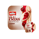 Müller Bliss Mascarpone-Kirschjoghurt 4 x 110 g
