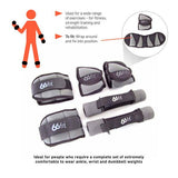 66fit Ankle, Wrist and Dumbbells Weight Set - 4kg - McGrocer