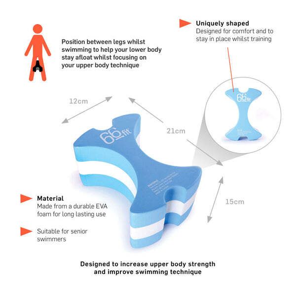 66fit Contoured Swimming Pull Buoy Float - McGrocer