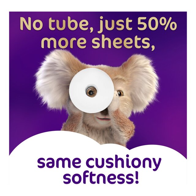 Cushelle Quilted Tubeless Toilet Roll 50% More Sheets   6 per pack - McGrocer