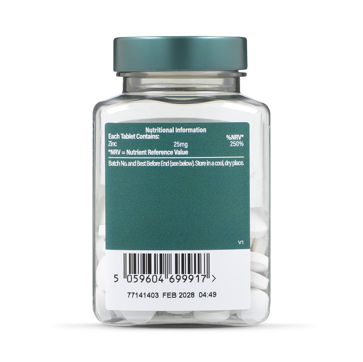 Holland & Barrett Zinc 15mg 60 Tablets - 999112