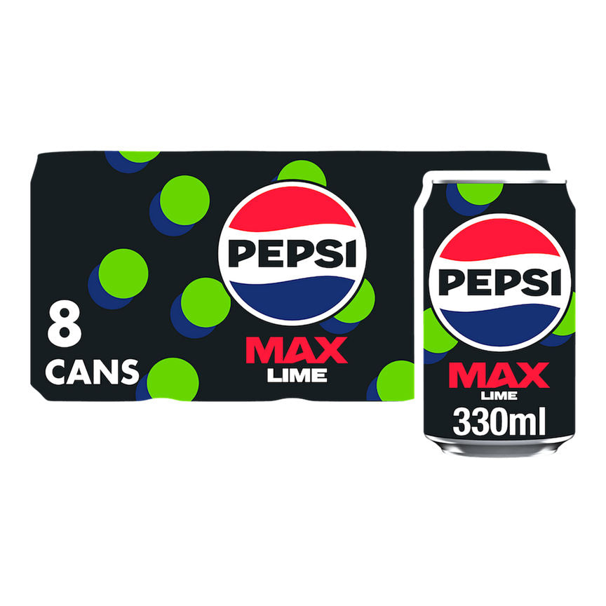Pepsi Max Lime No Sugar Cola Cans - McGrocer