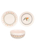 Cath Kidston 12-teiliges cremefarbenes Tischset 