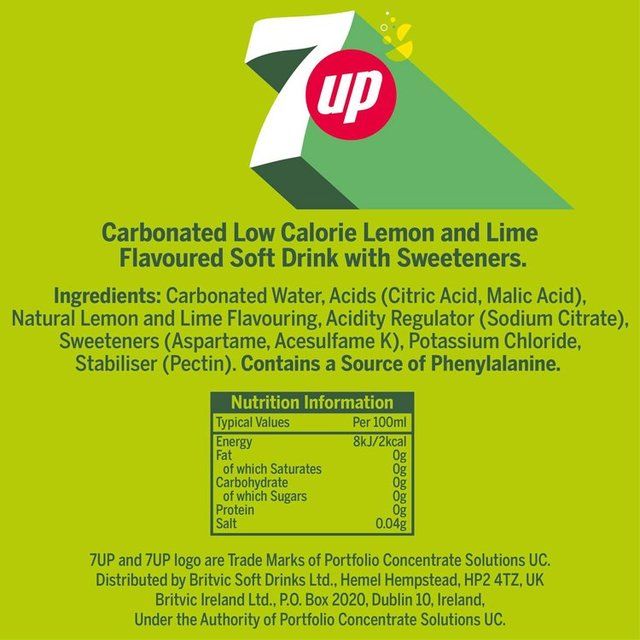 7UP Zero Lemon & Lime   2L - McGrocer