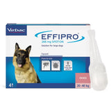 Effipro Spot-On Flea and Tick Treatment for Large Dogs 20-40kg 4 x 268mg